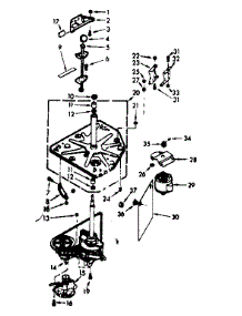 Drive System parts for Kenmore Washer 110.6804212 (1106804212, 110 6804212) from AppliancePartsPros.com