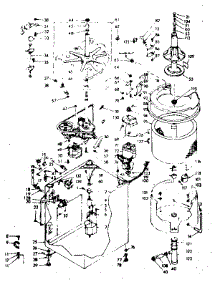 Machine Sub-Assembly parts for Kenmore Washer 110.6804870 (1106804870, 110 6804870) from AppliancePartsPros.com