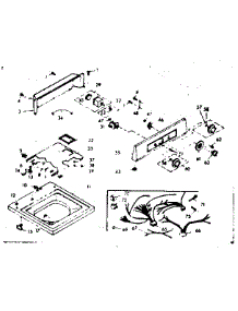 Top And Console parts for Kenmore Washer 110.6805600 (1106805600, 110 6805600) from AppliancePartsPros.com