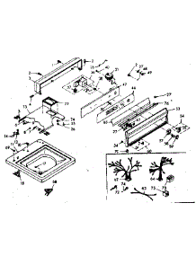 Top And Console Assembly parts for Kenmore Washer 110.6805821 (1106805821, 110 6805821) from AppliancePartsPros.com