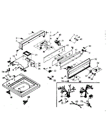 Top And Console Assembly parts for Kenmore Washer 110.6805860 (1106805860, 110 6805860) from AppliancePartsPros.com