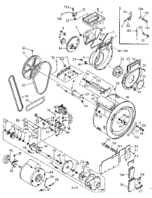 Blower Cylinder Pump & Motor parts for Kenmore Washer Dryer Combo 110.6810500 (1106810500, 110 6810500) from AppliancePartsPros.com