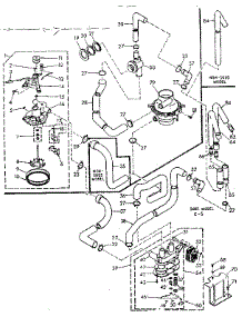 Water System parts for Kenmore Washer 110.6814750 (1106814750, 110 6814750) from AppliancePartsPros.com