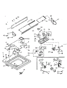 Top And Console Assembly parts for Kenmore Washer 110.6814750 (1106814750, 110 6814750) from AppliancePartsPros.com