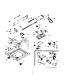 Top And Console parts for Kenmore Washer 110.6814751 (1106814751, 110 6814751) from AppliancePartsPros.com