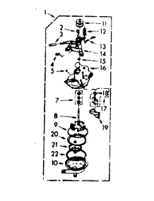 Pump Assembly parts for Kenmore Washer 110.6905503 (1106905503, 110 6905503) from AppliancePartsPros.com