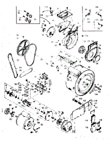 Blower, Cylinder, Pump And Motor parts for Kenmore Washer Dryer Combo 110.6909502 (1106909502, 110 6909502) from AppliancePartsPros.com