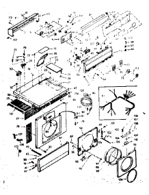 Top And Front Assembly parts for Kenmore Washer Dryer Combo 110.6909900 (1106909900, 110 6909900) from AppliancePartsPros.com