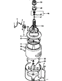 Tub And Basket Assembly parts for Kenmore Washer 110.6914711 (1106914711, 110 6914711) from AppliancePartsPros.com