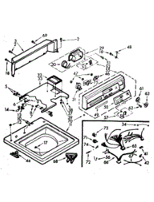 Top And Console Assembly parts for Kenmore Washer 110.6914753 (1106914753, 110 6914753) from AppliancePartsPros.com