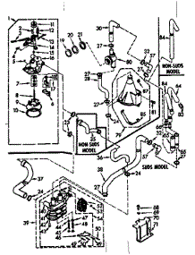 Water System parts for Kenmore Washer 110.6915760 (1106915760, 110 6915760) from AppliancePartsPros.com