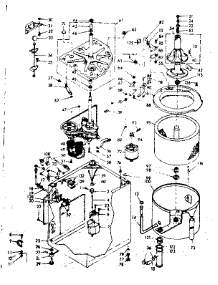 Machine Sub-Assembly parts for Kenmore Washer 110.6915801 (1106915801, 110 6915801) from AppliancePartsPros.com