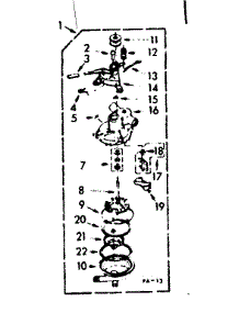 Pump Assembly parts for Kenmore Washer 110.7003510 (1107003510, 110 7003510) from AppliancePartsPros.com