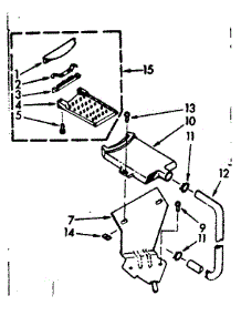 Filter Assembly parts for Kenmore Washer 110.7003510 (1107003510, 110 7003510) from AppliancePartsPros.com