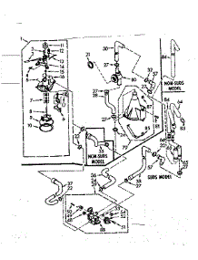 Water System parts for Kenmore Washer 110.7004611 (1107004611, 110 7004611) from AppliancePartsPros.com