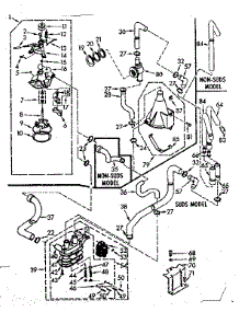 Water System parts for Kenmore Washer 110.7004660 (1107004660, 110 7004660) from AppliancePartsPros.com