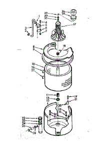 Tub And Basket Assembly parts for Kenmore Washer 110.7004665 (1107004665, 110 7004665) from AppliancePartsPros.com