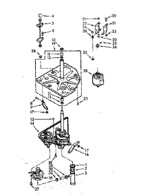 Drive System parts for Kenmore Washer 110.7004666 (1107004666, 110 7004666) from AppliancePartsPros.com