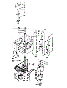 Drive System parts for Kenmore Washer 110.7004900 (1107004900, 110 7004900) from AppliancePartsPros.com