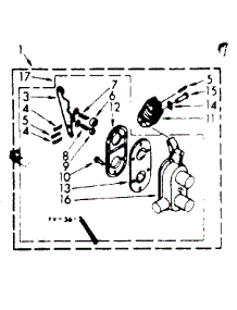 Two Way Valve Assembly parts for Kenmore Washer 110.7005407 (1107005407, 110 7005407) from AppliancePartsPros.com