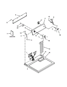 Top And Console Parts parts for Kenmore Dryer 110.70102312 (11070102312, 110 70102312) from AppliancePartsPros.com