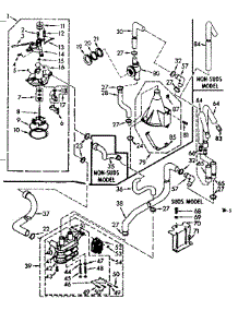 Water System parts for Kenmore Washer 110.7014552 (1107014552, 110 7014552) from AppliancePartsPros.com