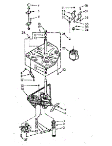 Drive System parts for Kenmore Washer 110.7014603 (1107014603, 110 7014603) from AppliancePartsPros.com