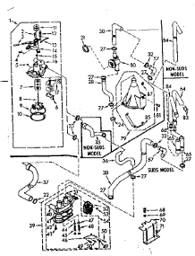 Water System parts for Kenmore Washer 110.7014661 (1107014661, 110 7014661) from AppliancePartsPros.com
