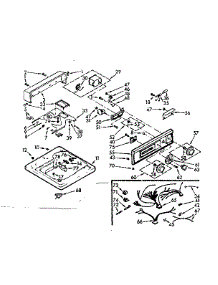 Top And Console Assembly parts for Kenmore Washer 110.7014662 (1107014662, 110 7014662) from AppliancePartsPros.com