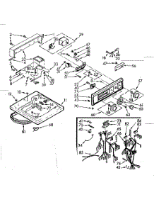 Top And Console Assembly parts for Kenmore Washer 110.7014663 (1107014663, 110 7014663) from AppliancePartsPros.com