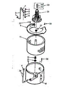Tub And Basket Assembly parts for Kenmore Washer 110.7014675 (1107014675, 110 7014675) from AppliancePartsPros.com