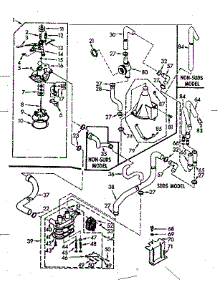 Water System parts for Kenmore Washer 110.7015622 (1107015622, 110 7015622) from AppliancePartsPros.com