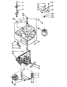 Drive System parts for Kenmore Washer 110.7015661 (1107015661, 110 7015661) from AppliancePartsPros.com