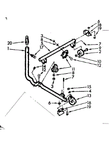 Caster Assembly parts for Kenmore Washer 110.7033102 (1107033102, 110 7033102) from AppliancePartsPros.com