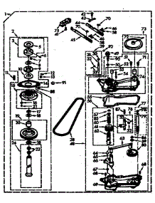 Gearcase / Transmission parts for Kenmore Washer 110.7104952 (1107104952, 110 7104952) from AppliancePartsPros.com