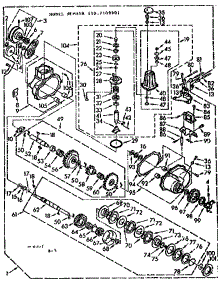 Transmission Assembly parts for Kenmore Washer Dryer Combo 110.7109901 (1107109901, 110 7109901) from AppliancePartsPros.com