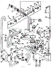 Water System parts for Kenmore Washer Dryer Combo 110.7109901 (1107109901, 110 7109901) from AppliancePartsPros.com