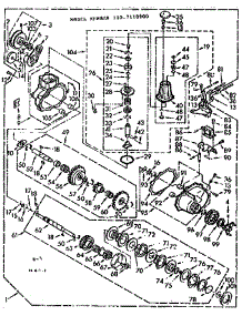 Transmission Assembly parts for Kenmore Washer Dryer Combo 110.7110900 (1107110900, 110 7110900) from AppliancePartsPros.com