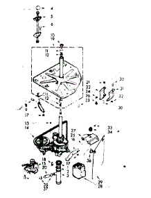 Drive System parts for Kenmore Washer 110.7114035 (1107114035, 110 7114035) from AppliancePartsPros.com