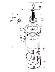 Tub & Basket Assembly parts for Kenmore Washer 110.7114035 (1107114035, 110 7114035) from AppliancePartsPros.com