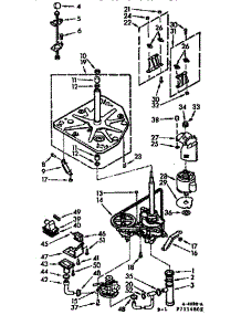 Drive System parts for Kenmore Washer 110.7114802 (1107114802, 110 7114802) from AppliancePartsPros.com