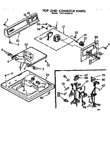 Top & Console Parts parts for Kenmore Washer 110.71910110 (11071910110, 110 71910110) from AppliancePartsPros.com