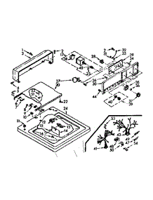 Top And Console Assembly parts for Kenmore Washer 110.7204100 (1107204100, 110 7204100) from AppliancePartsPros.com