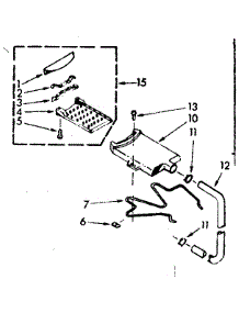Filter Assembly parts for Kenmore Washer 110.7204100 (1107204100, 110 7204100) from AppliancePartsPros.com