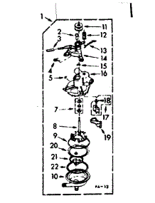 Pump Assembly parts for Kenmore Washer 110.7204100 (1107204100, 110 7204100) from AppliancePartsPros.com