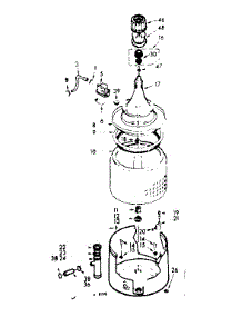 Tub & Basket Assembly parts for Kenmore Washer 110.7204203 (1107204203, 110 7204203) from AppliancePartsPros.com