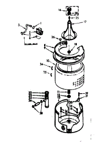 Tub And Basket Asm parts for Kenmore Washer 110.7204302 (1107204302, 110 7204302) from AppliancePartsPros.com