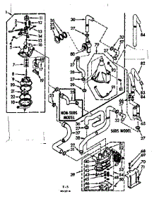 Water System parts for Kenmore Washer 110.7204850 (1107204850, 110 7204850) from AppliancePartsPros.com