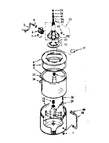 Tub And Basket Assembly parts for Kenmore Washer 110.7204902 (1107204902, 110 7204902) from AppliancePartsPros.com