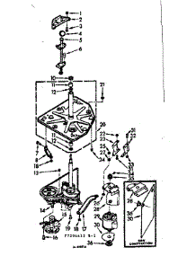 Drive System parts for Kenmore Washer 110.7205612 (1107205612, 110 7205612) from AppliancePartsPros.com